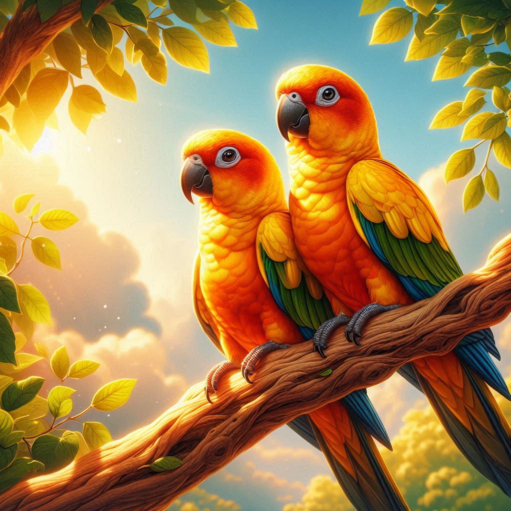 Sun Conures Make the Perfect Pet