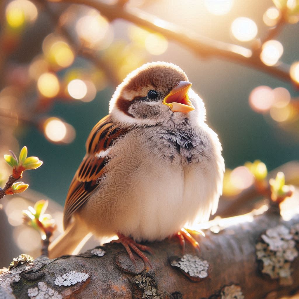 The Charming House Sparrow