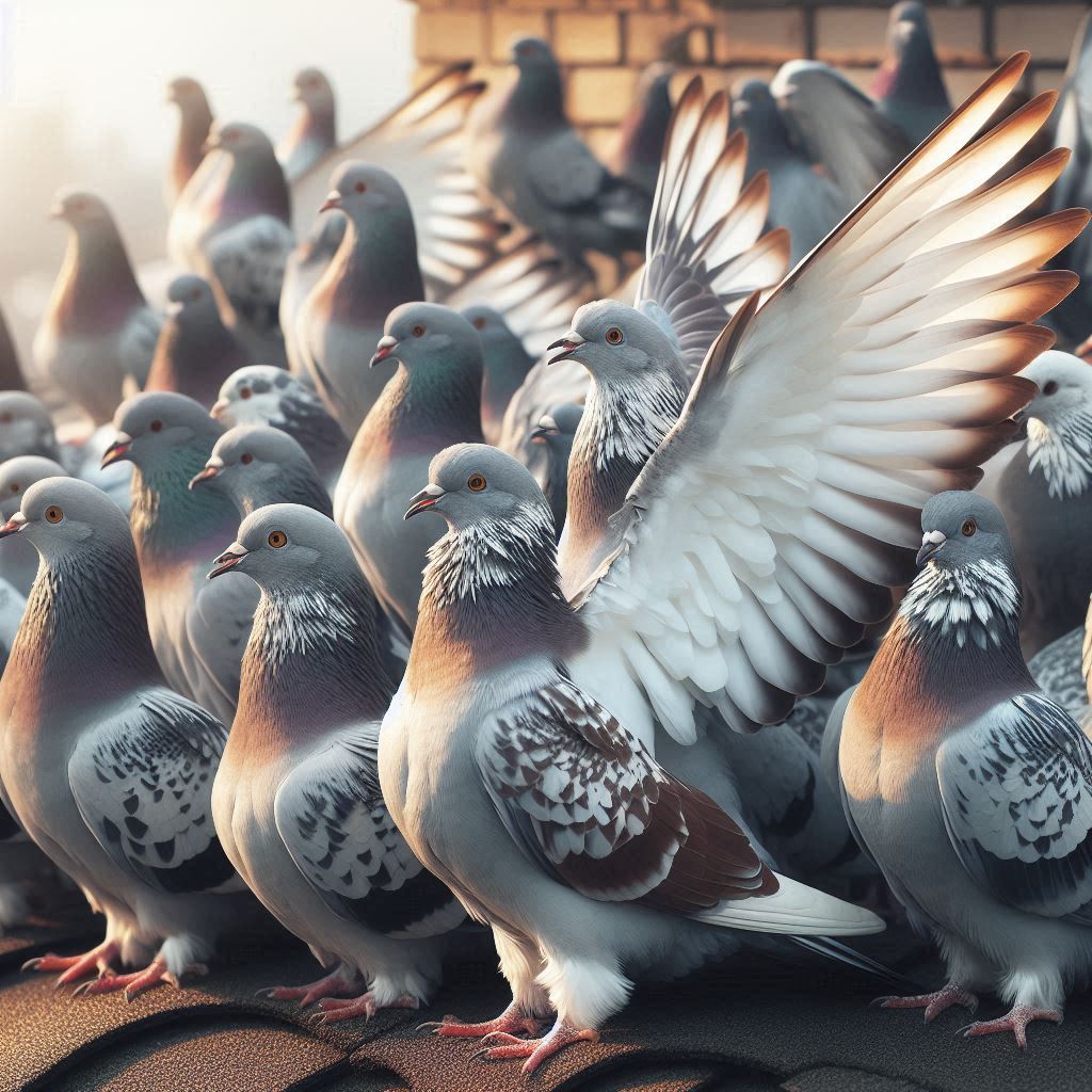 Rearing Antwerp Smerle Pigeons